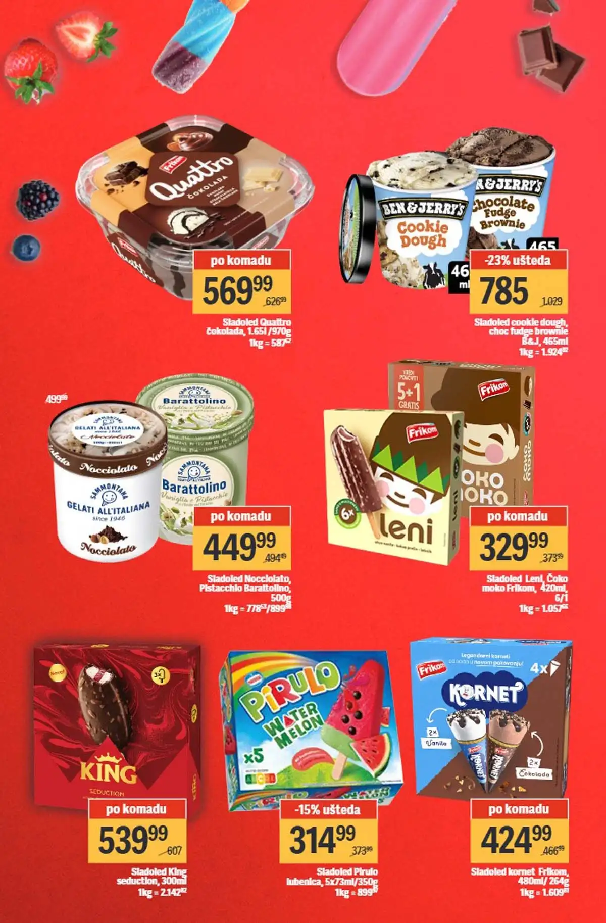 Maxi nedeljni katalog strana 4 sveže meso i delikatesi akcija Srbija mart  2026