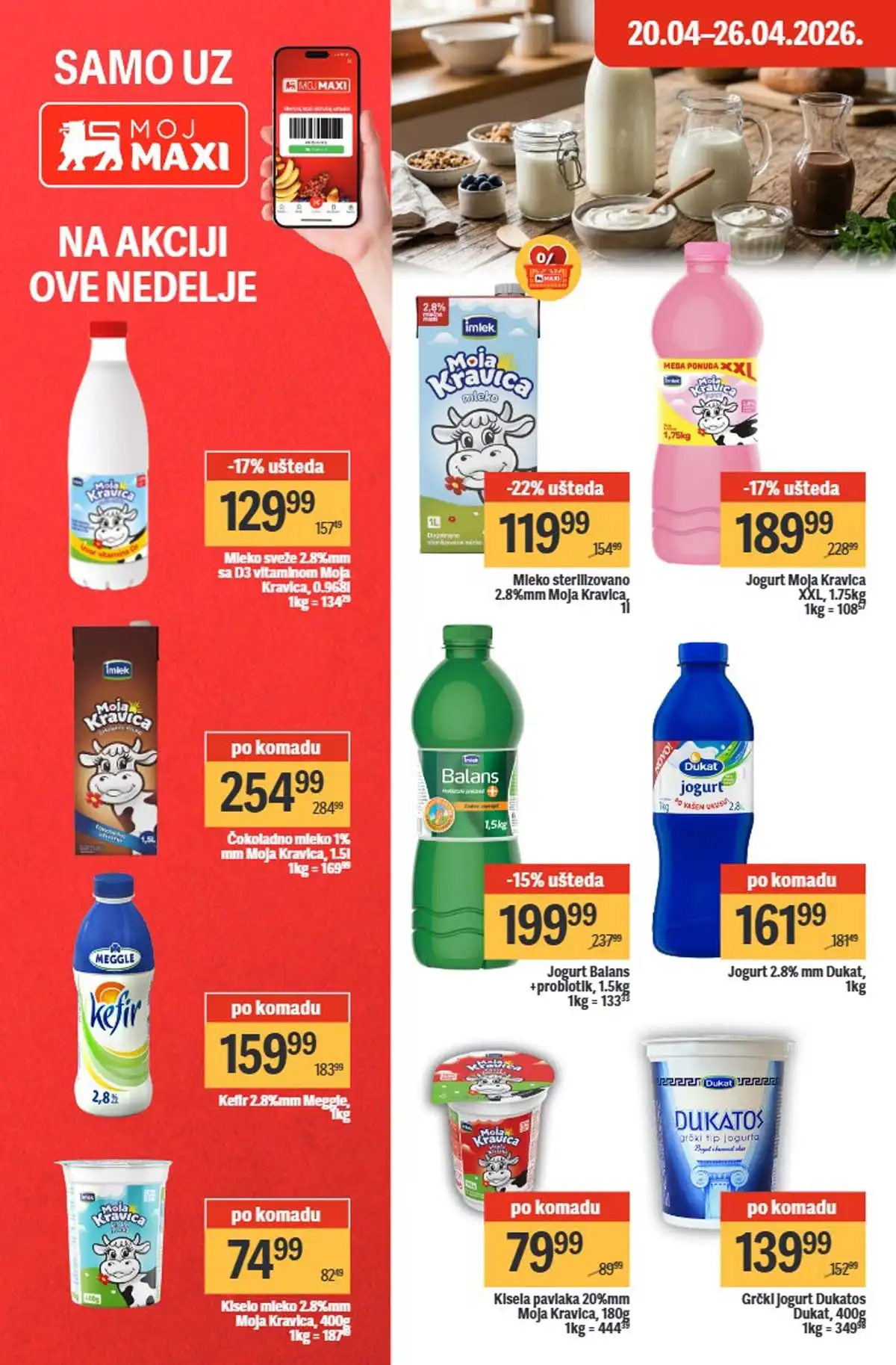 Maxi nedeljni katalog strana 20 promocije i kuponi Srbija mart  2026