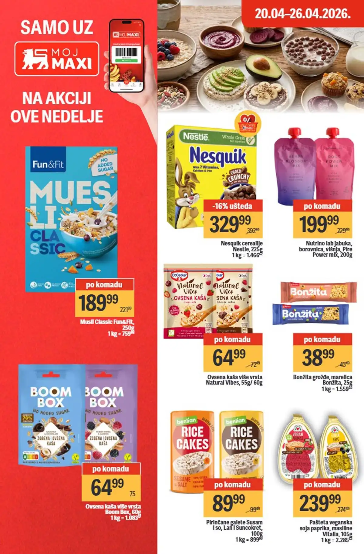 Maxi nedeljni katalog strana 22 sezonske akcije i proizvodi Srbija mart  2026