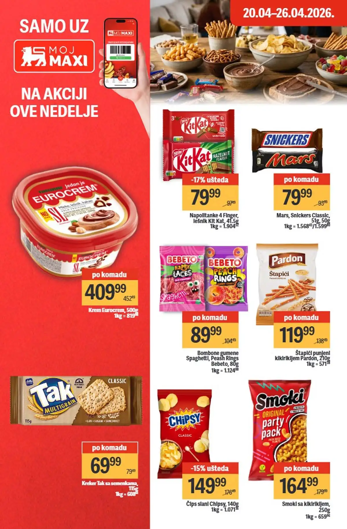 Maxi nedeljni katalog strana 26 završne ponude i popusti Srbija april 2026