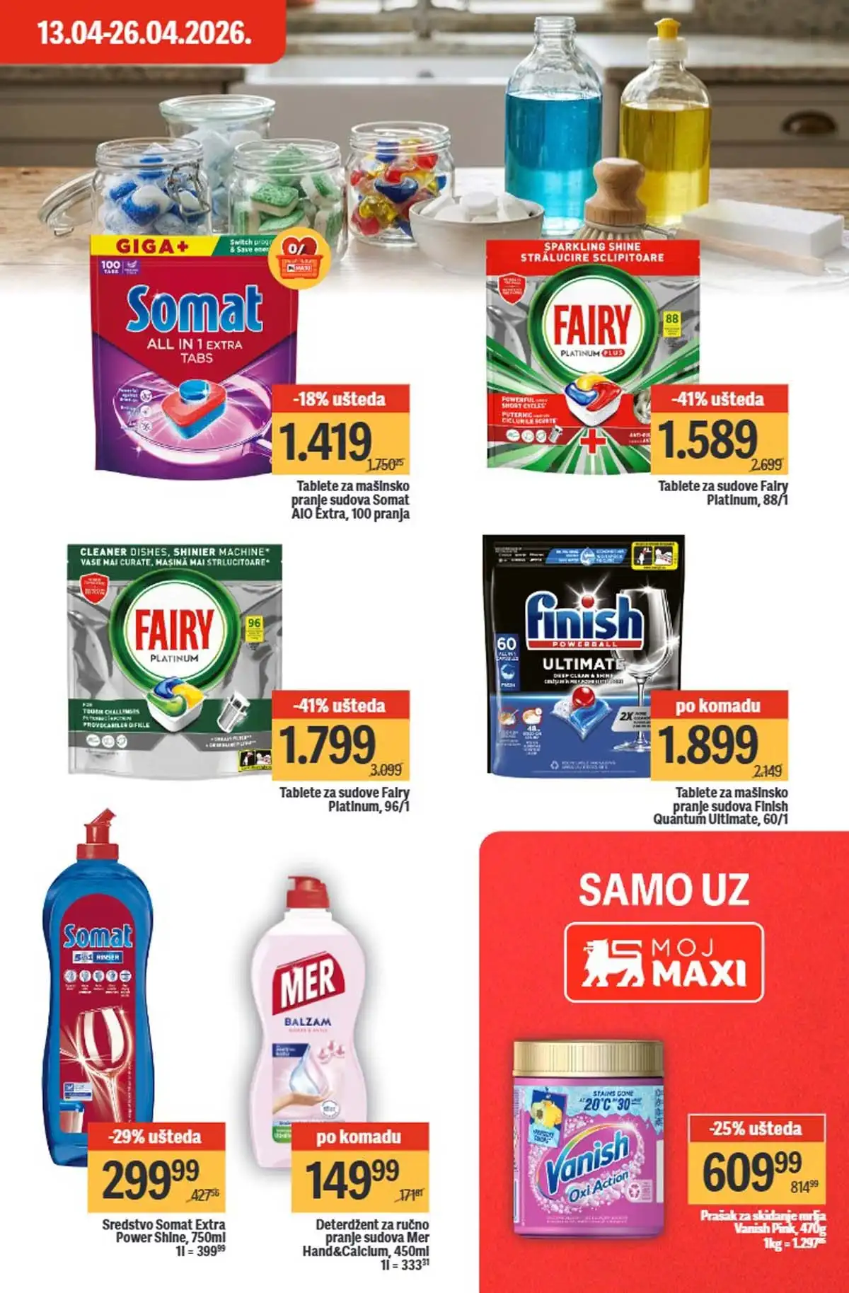 Maxi nedeljni katalog strana 33 završne ponude i popusti Srbija april 2026