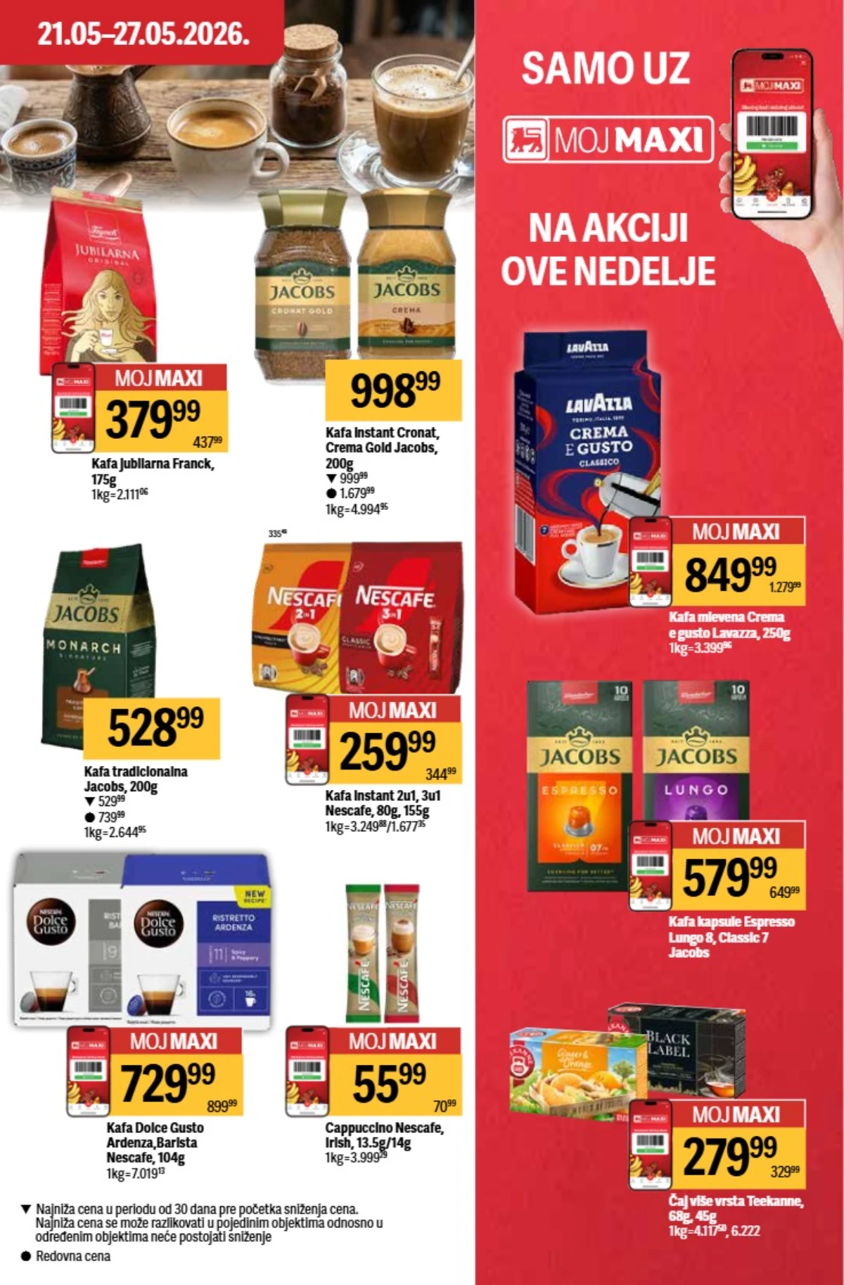 Maxi katalog 21–27.05.2026 strana 19 – dodatna sniženja i akcijske ponude Maxi akcija 21–27.05.2026 strana 19 – dodatni popusti i pakovanja po nižim cenama