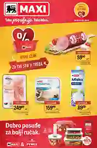 Maxi akcija do 50 posto katalog sniženja prehrana i piće mart 2026 Srbija