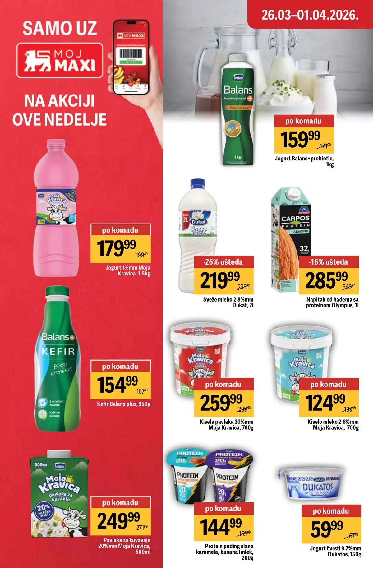 Maxi nedeljni katalog strana 24 završne ponude i popusti Srbija mart  2026