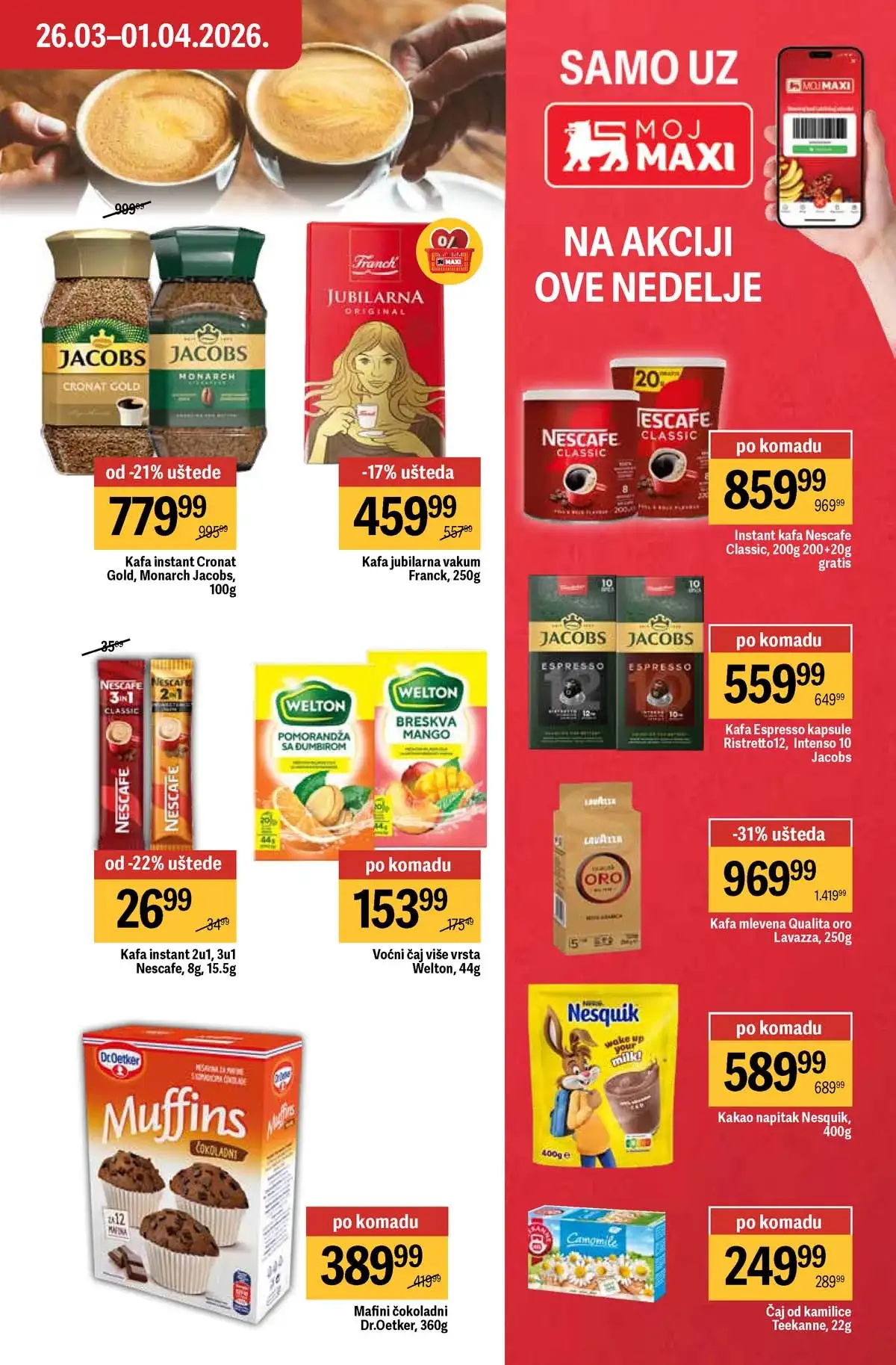 Maxi nedeljni katalog strana 27 završne ponude i popusti Srbija mart 2026