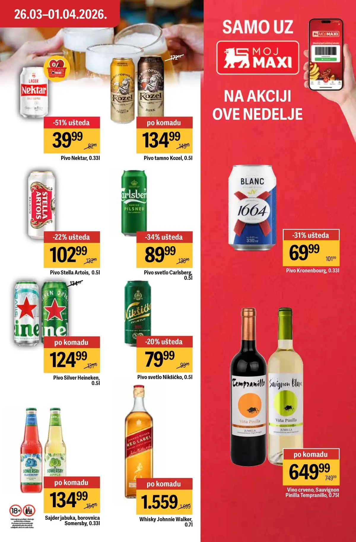 Maxi nedeljni katalog strana 29 završne ponude i popusti Srbija mart 2026