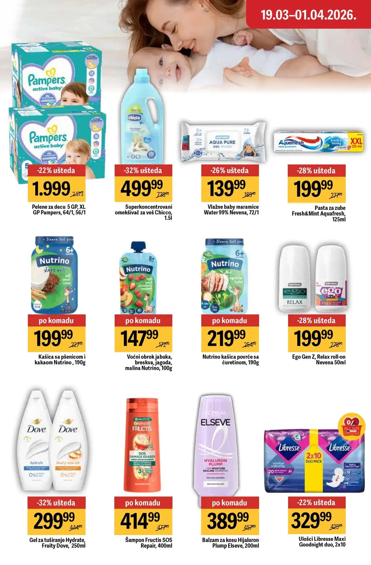 Maxi nedeljni katalog strana 30 završne ponude i popusti Srbija mart 2026