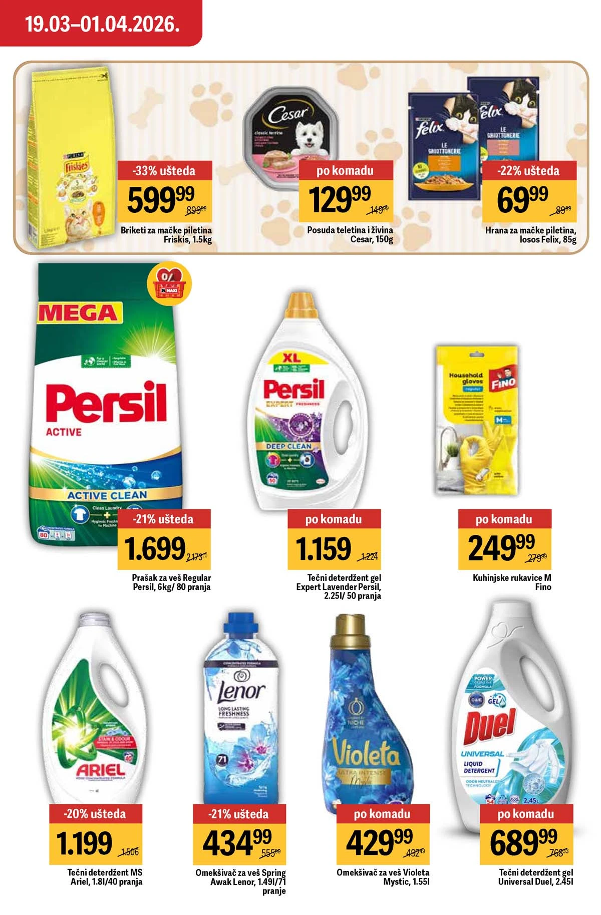 Maxi nedeljni katalog strana 31 završne ponude i popusti Srbija mart 2026