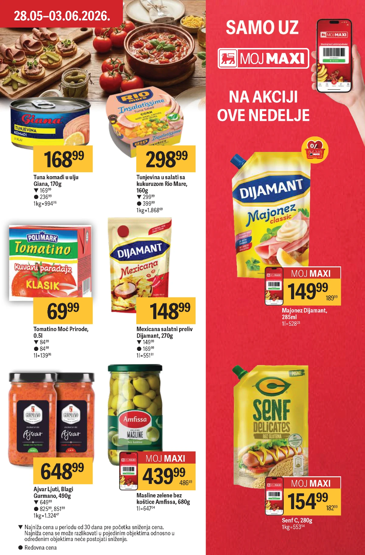 Maxi katalog strana 19 akcijska ponuda prehrane i domaćinstva