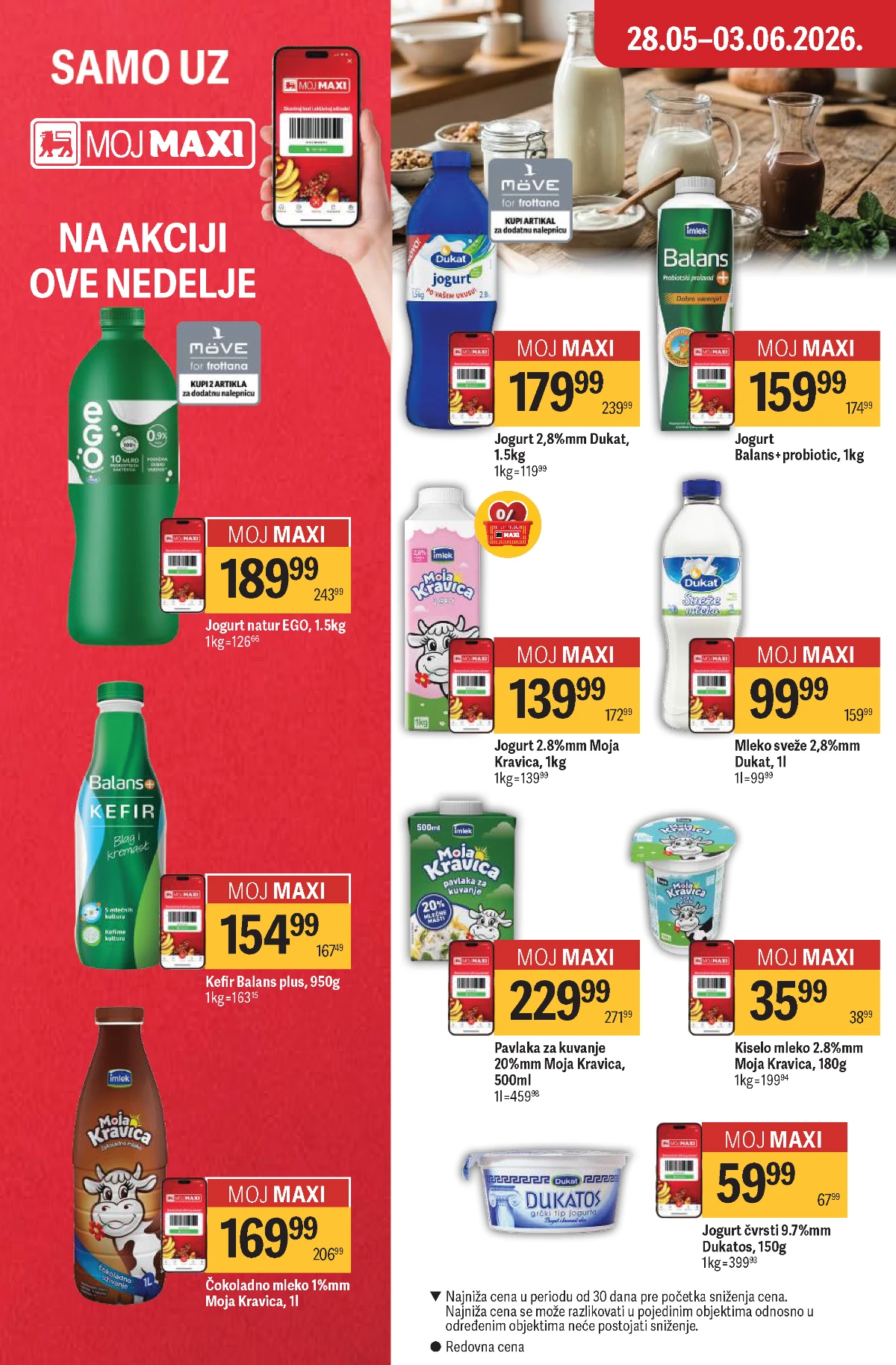 Maxi katalog strana 20 nedeljna akcija i dodatne pogodnosti