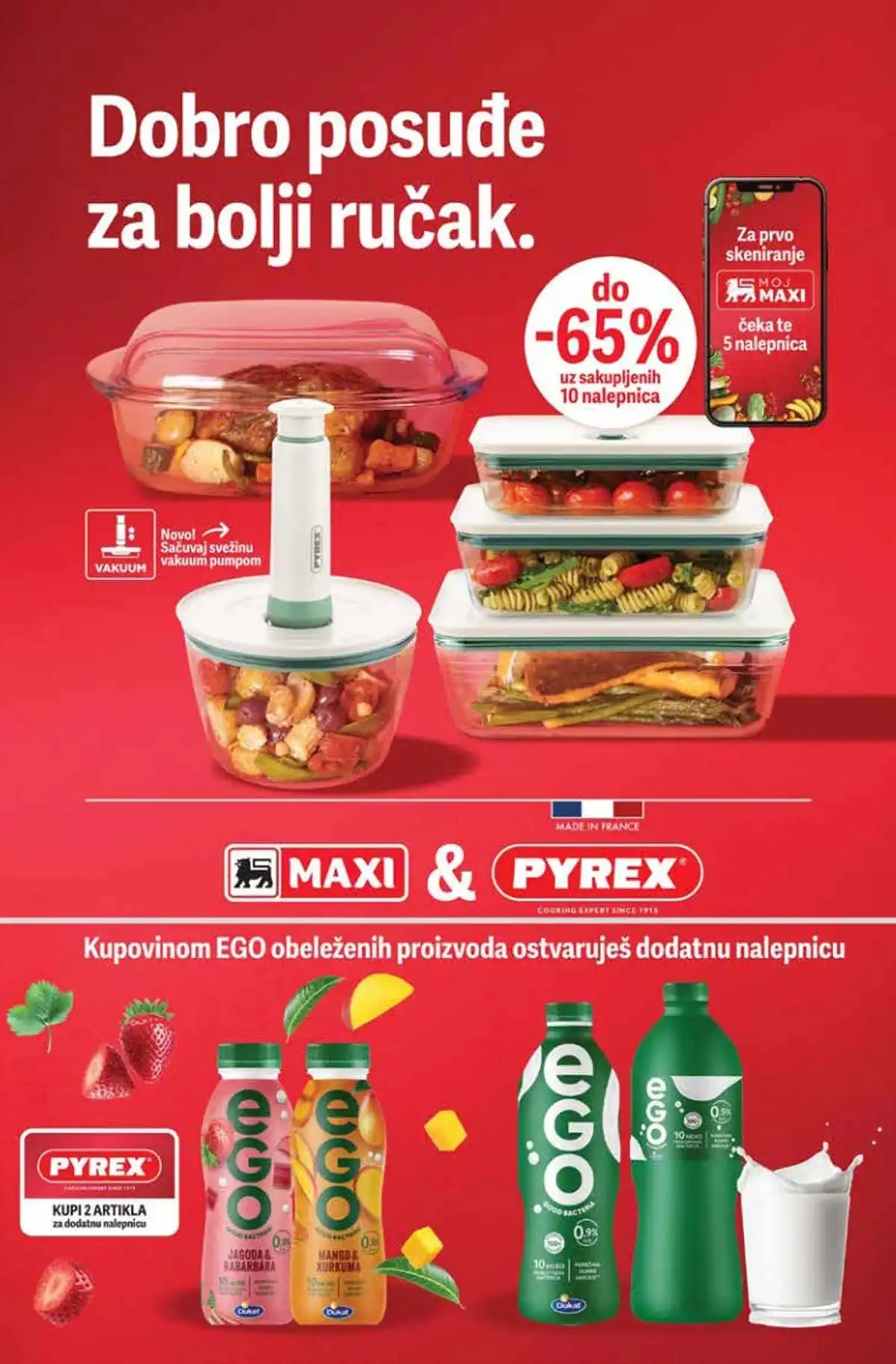 Maxi nedeljna akcija katalog strana 6 voće i povrće popusti do 19. april 2026 Maxi nedeljni katalog strana 6 voće i povrće po sniženim cenama Srbija april 2026