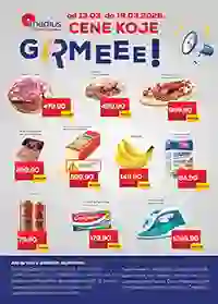 Medius akcija Cene koje grme sniženja prehrane i kućnih proizvoda do 5. marta 2026.
