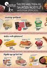 Medius akcija roštilj sniženja meso piće i proizvodi za roštilj do 27.04.2026