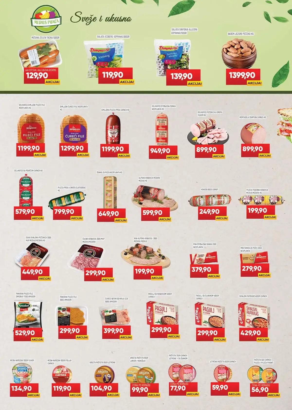 Medius katalog ponuda – strana 3 Medius katalog sniženja proizvodi za domaćinstvo do 19.04.2026 strana 3