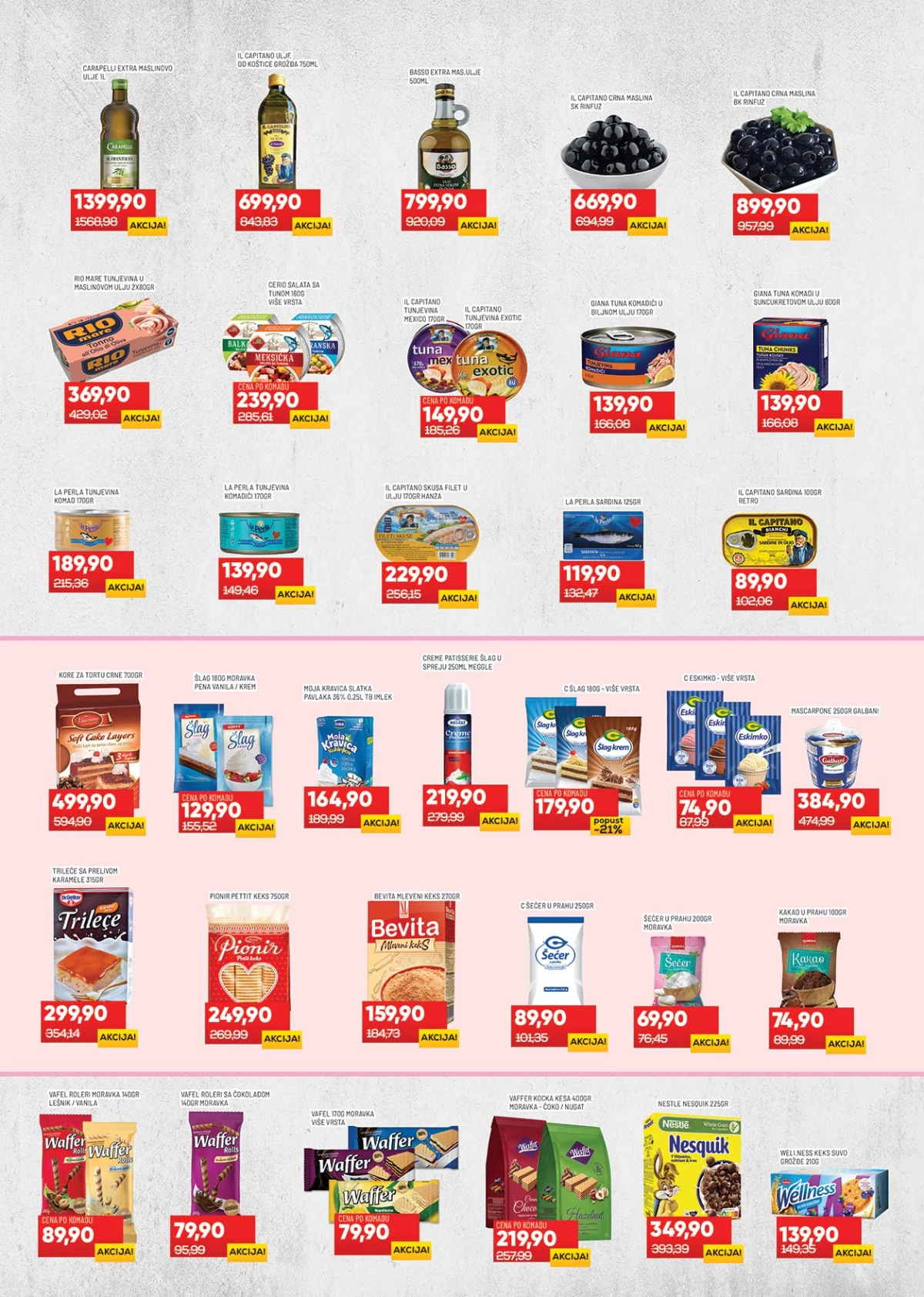 Medius katalog grickalice, keks i slatkiši po akcijskim cenama