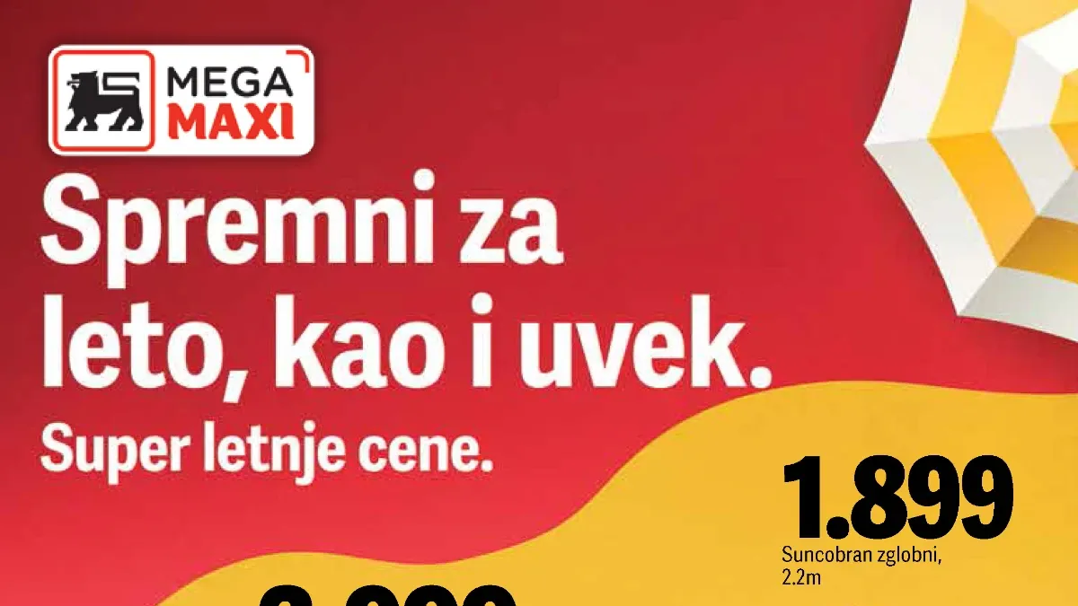 Mega Maxi letnja akcija 2026 – bazeni, spa program i oprema za leto po nižim cenama