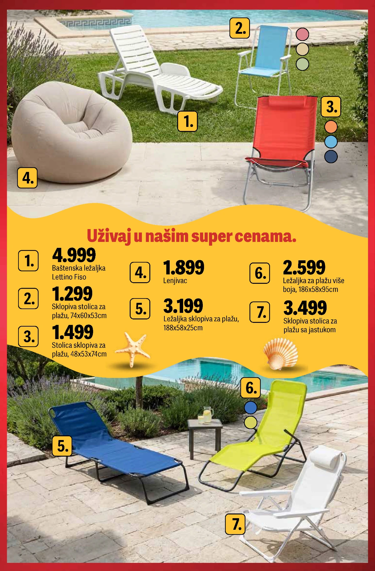 Mega Maxi Spremni za leto kao i uvek – strana 18 Mega Maxi letnja akcija 2026 strana 18 – bazeni i letnja oprema