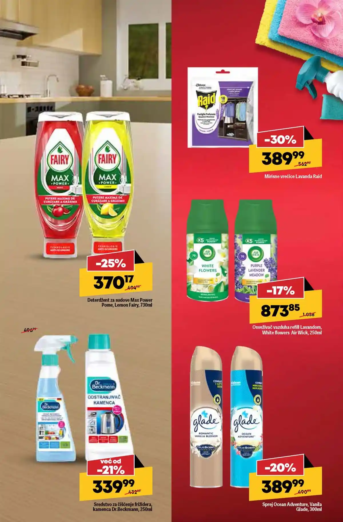 MEGA Maxi akcija Kada je kuća čista sve blista katalog sniženja do 18. marta 2026 MEGA Maxi akcija Kada je kuća čista sve blista kućna hemija i sredstva za čišćenje na sniženju do 18. marta 2026