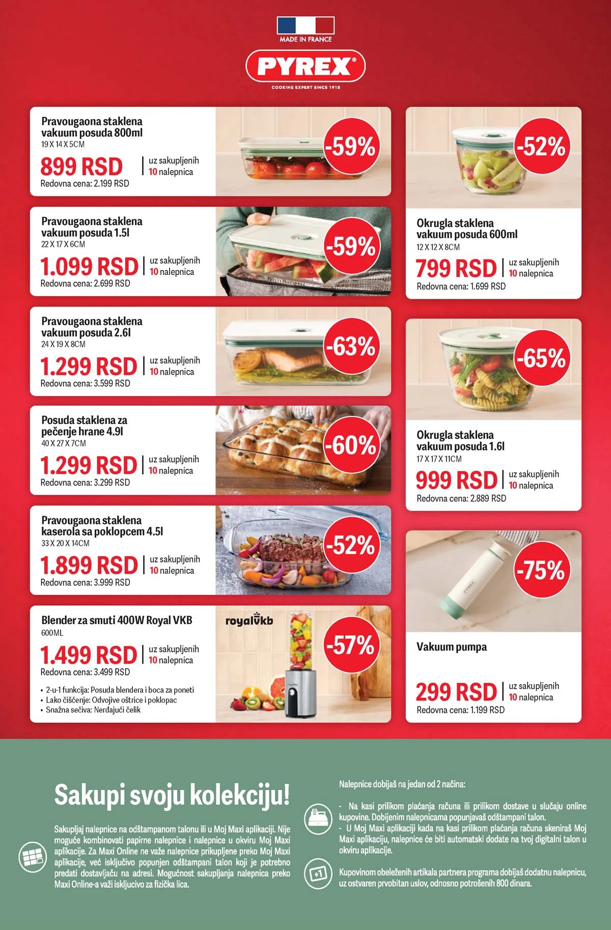 Maxi katalog velika akcijska ponuda proizvoda strana 8 Maxi katalog sniženja proizvodi za dom i svakodnevnu kupovinu strana 8