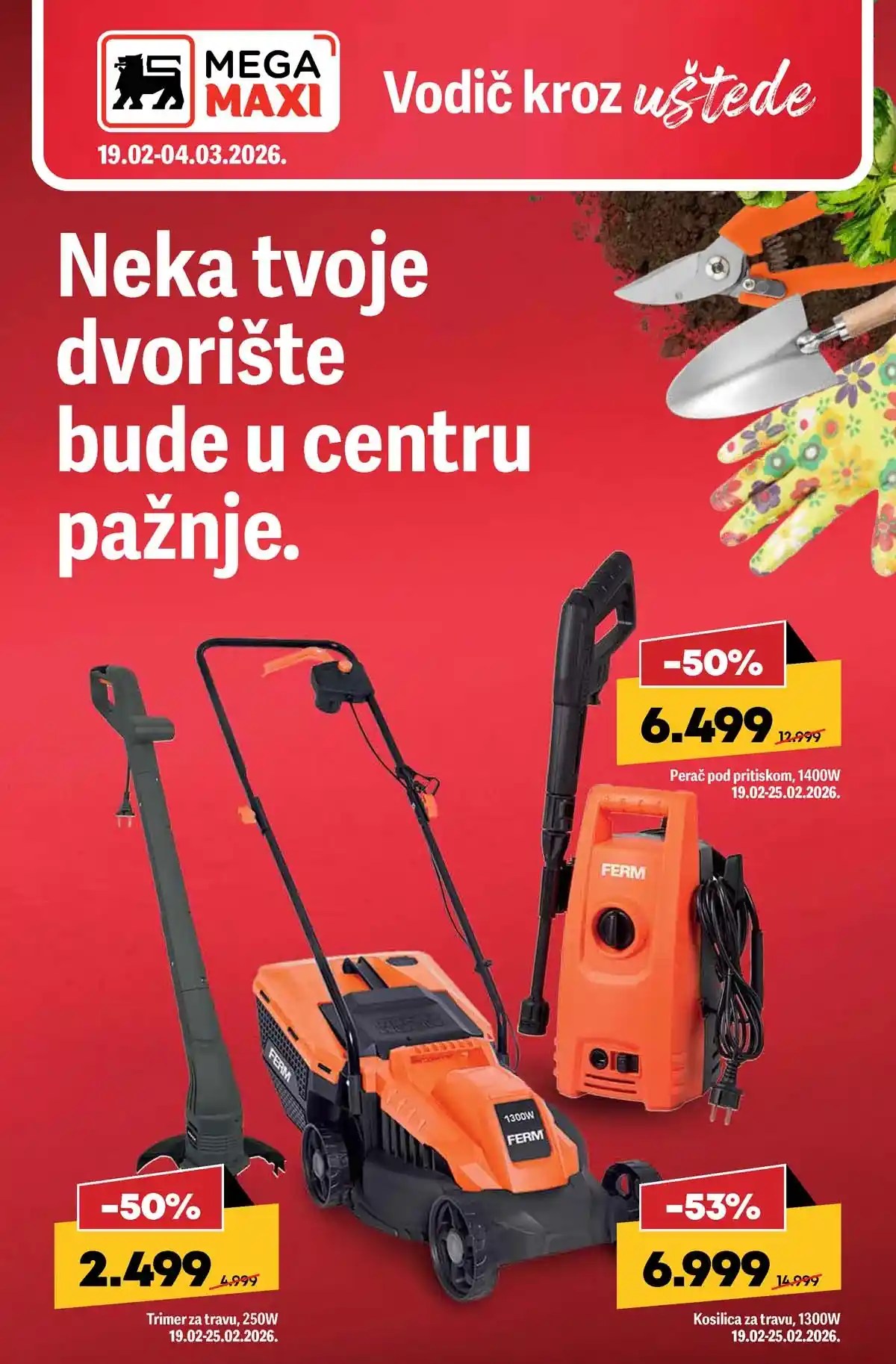MEGA Maxi katalog sniženja za svakodnevnu kupovinu do 4. marta 2026 MEGA Maxi katalog sniženja prehrane, pića i kućnih proizvoda do 4. marta 2026