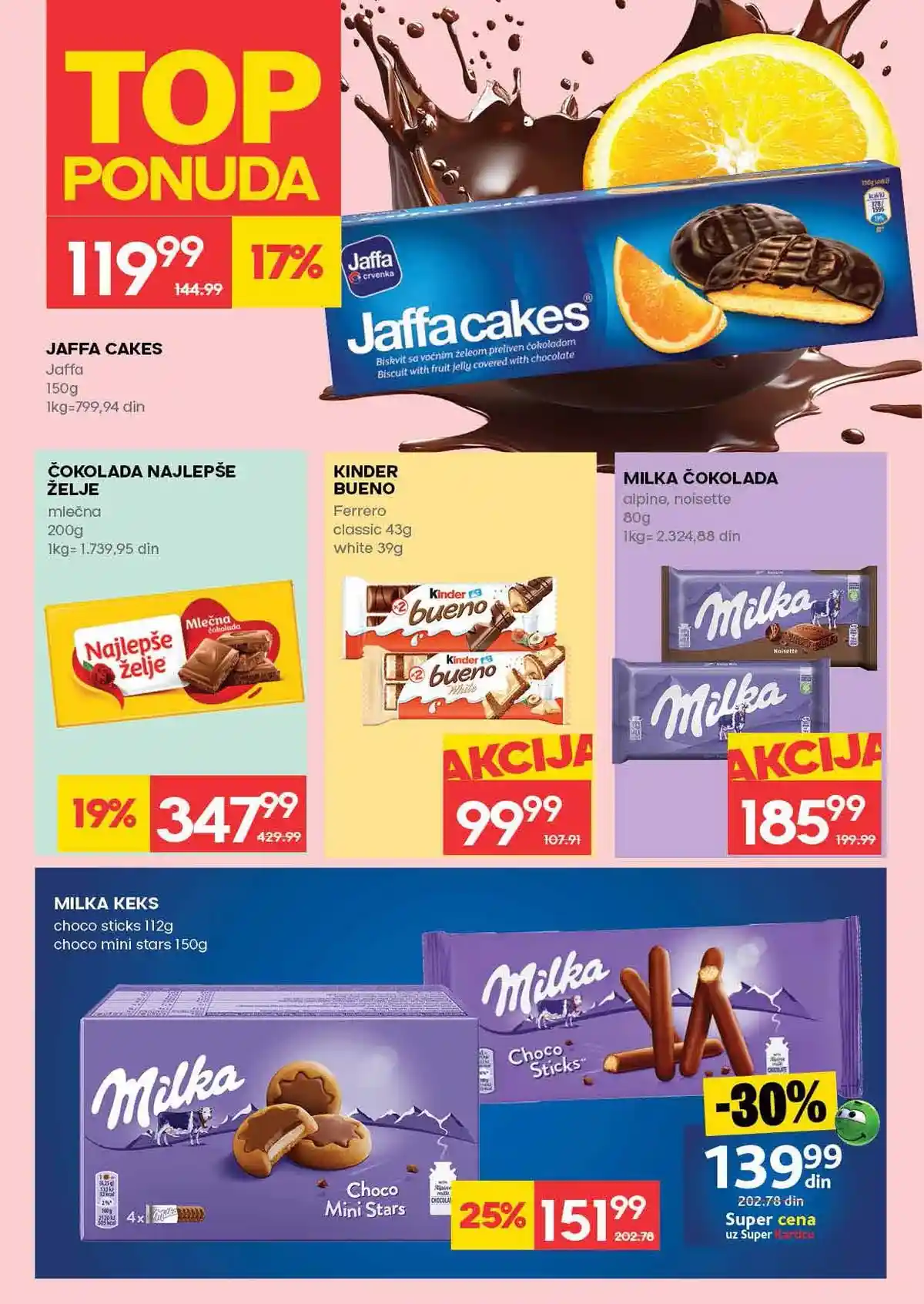 Mercator katalog akcija do 18. februara 2026 strana 20 piće i osnovne namirnice Srbija