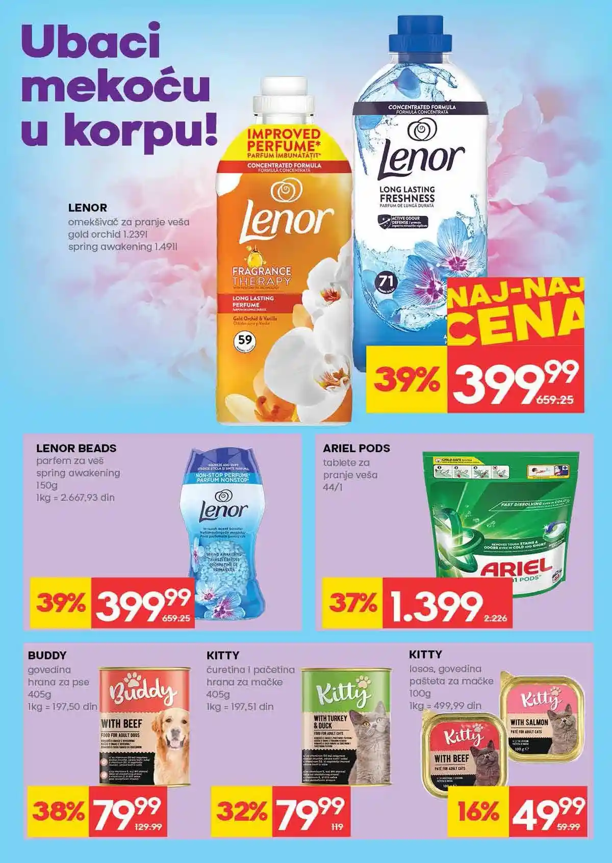 Mercator katalog akcija do 18. februara 2026 strana 28 piće i osnovne namirnice Srbija