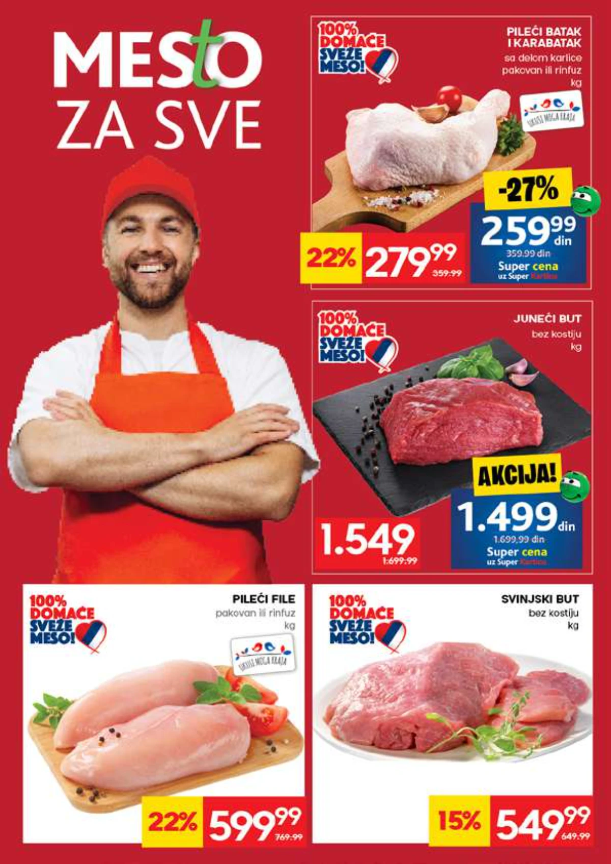 Mercator akcija do 20. maja 2026 strana 4 meso i mlečni proizvodi Srbija