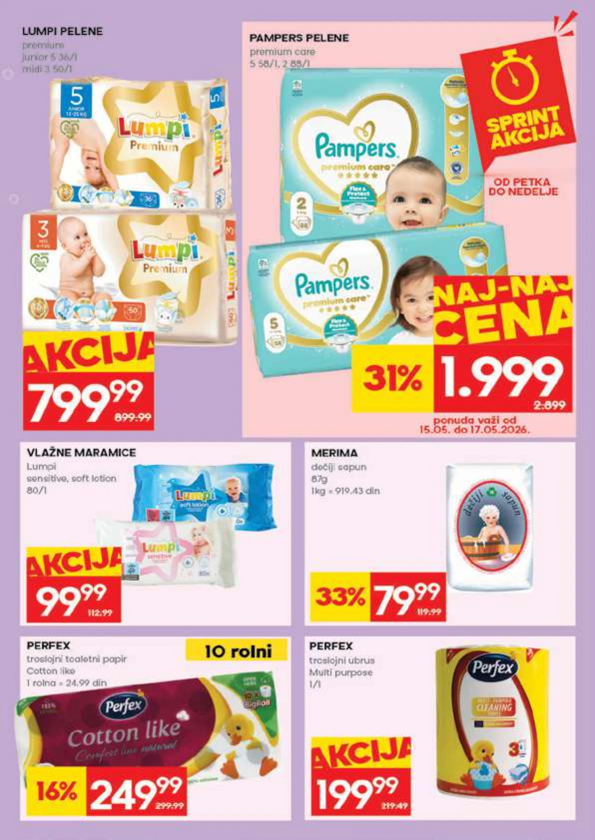 Mercator akcija katalog do 20. maja 2026 strana 29 proizvodi za domaćinstvo Srbija