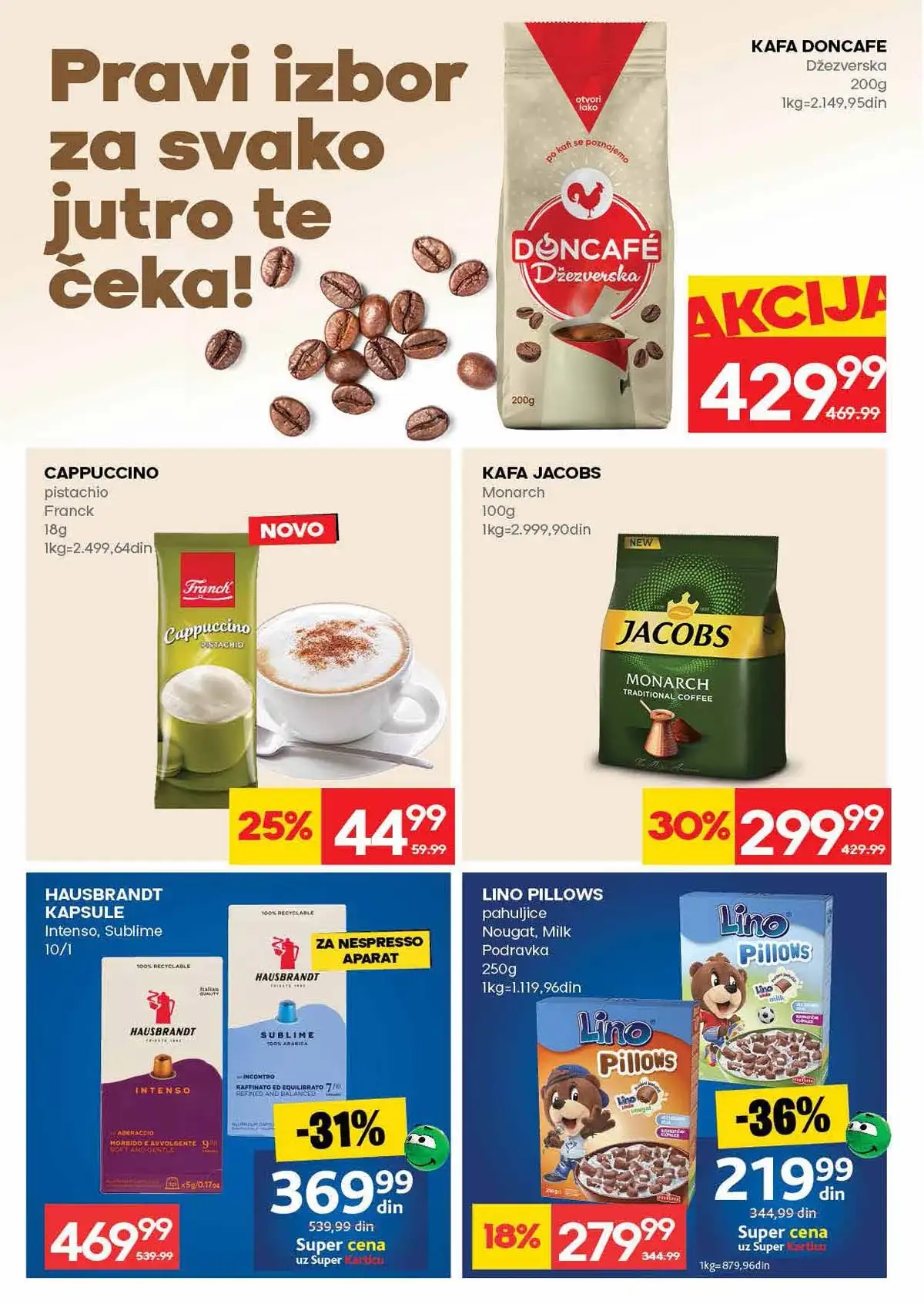 Mercator katalog akcija do 22. april 2026 strana 14 higijena i kućne potrepštine Srbija