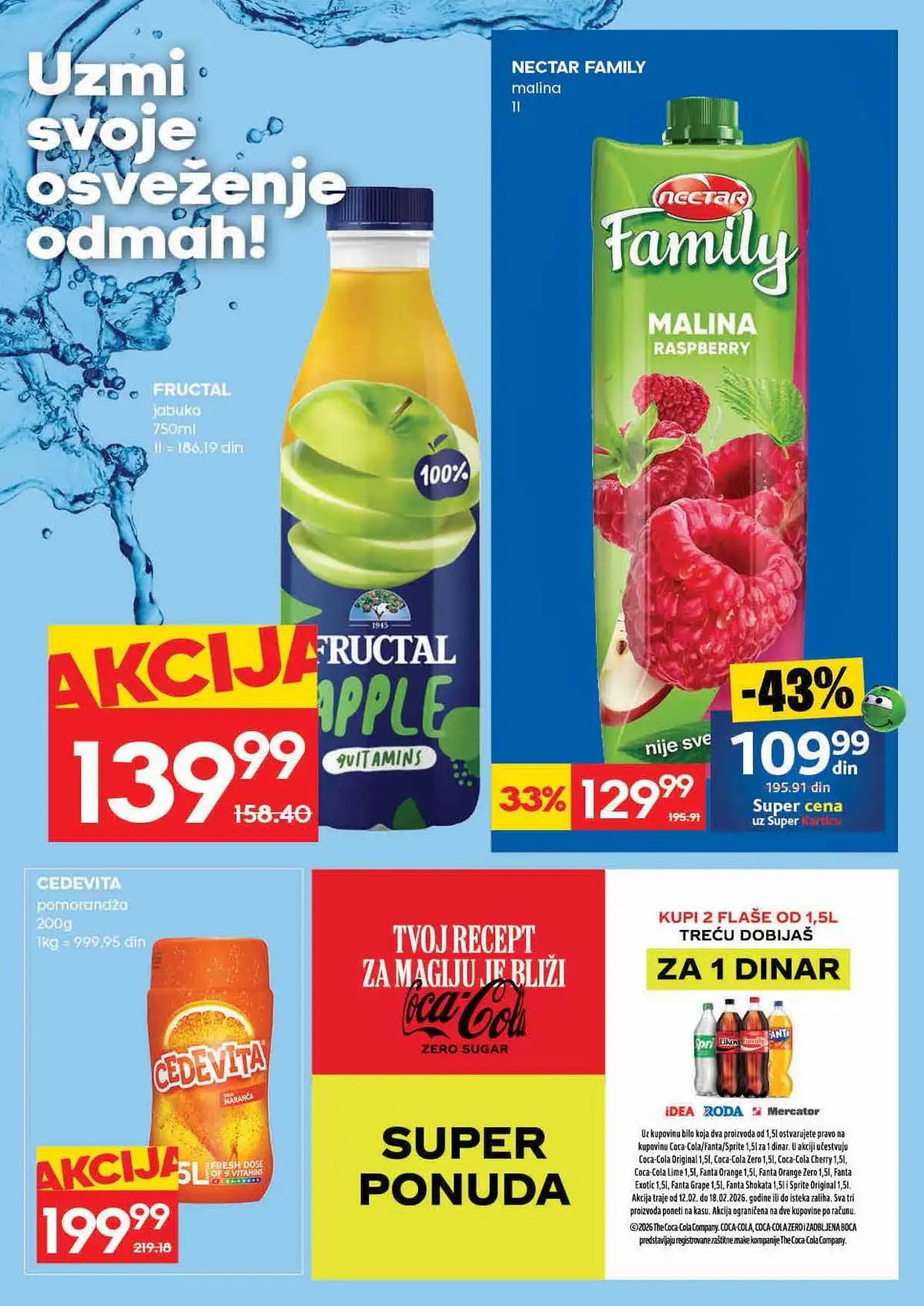 Mercator akcija katalog do 22. april 2026 strana 25 prehrambeni proizvodi i akcijske cene Srbija