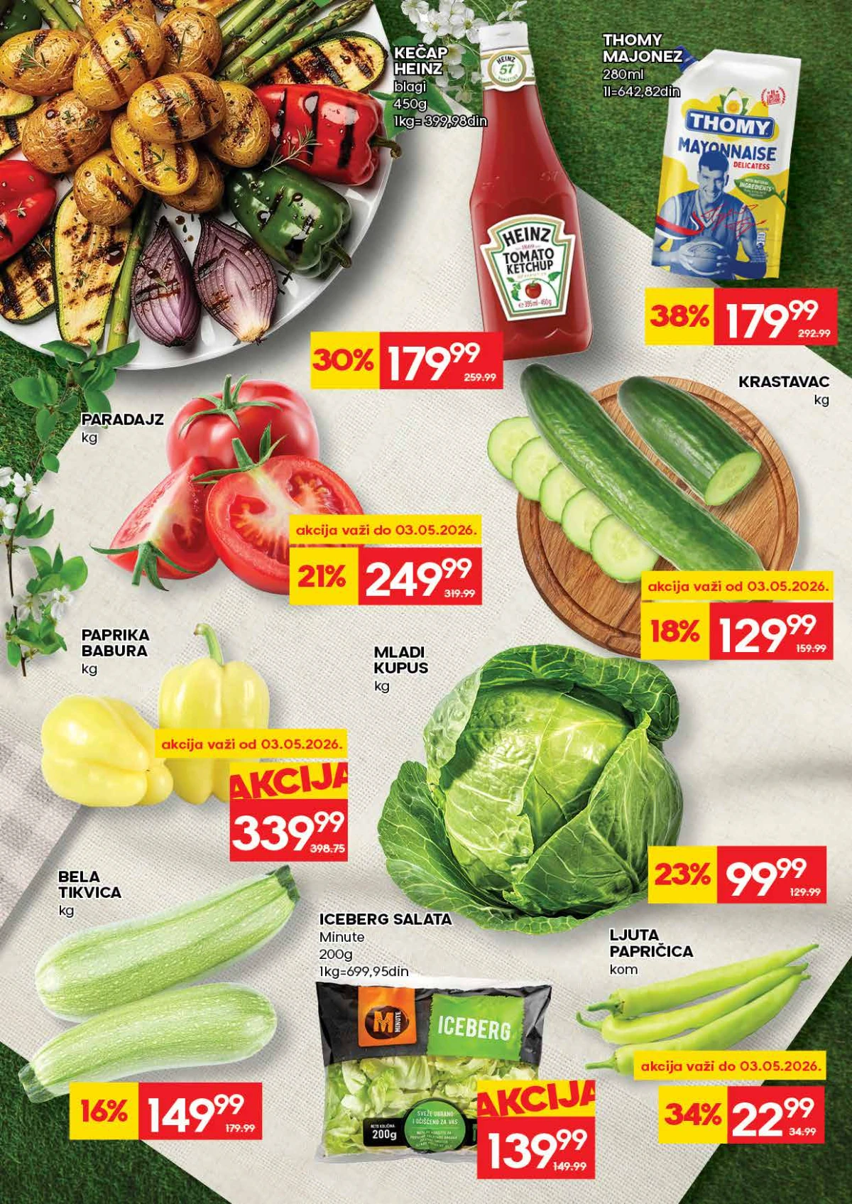 Mercator katalog akcija do 06. maja 2026 strana 5 piće i osnovne namirnice Srbija