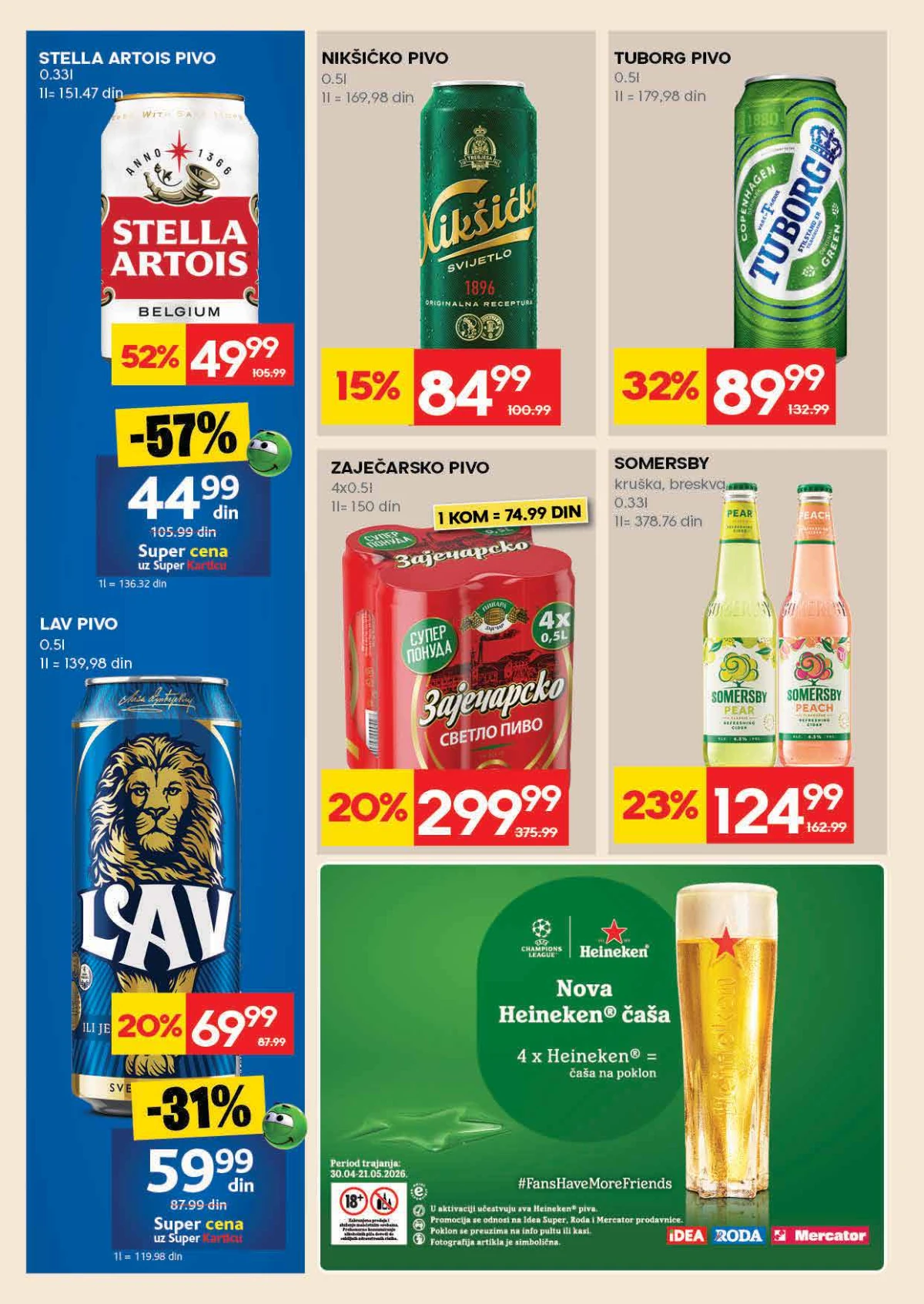 Mercator katalog akcija do 06. maja 2026 strana 26 sveže voće i povrće Srbija