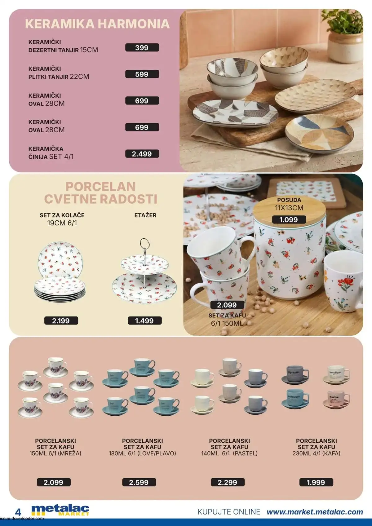 Metalac katalog sniženja do 60% – oprema za domaćinstvo (strana 4)