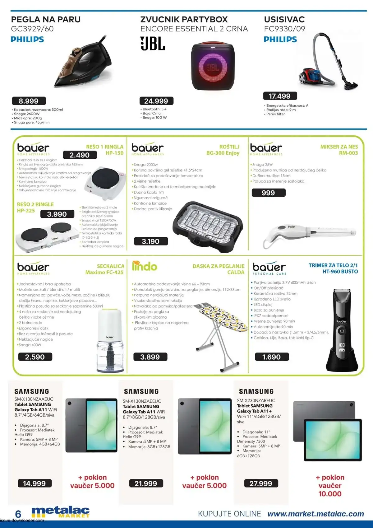 Metalac rođendanska sniženja do 60% – kućni aparati (strana 6)
