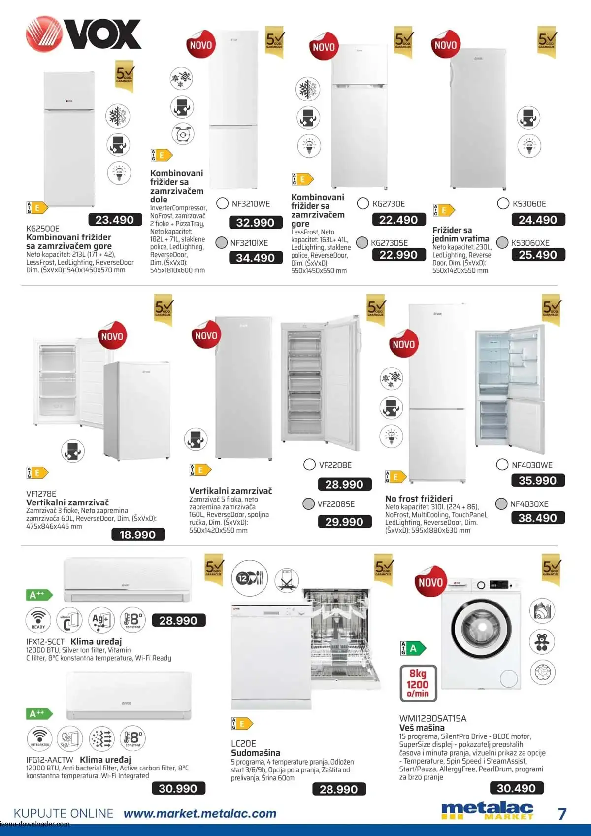 Metalac sniženja do 60% – proizvodi za kuhinju (strana 7)
