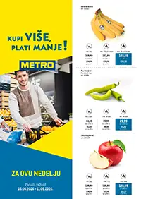 METRO katalog sniženja do 11.05.2026 kupi više plati manje