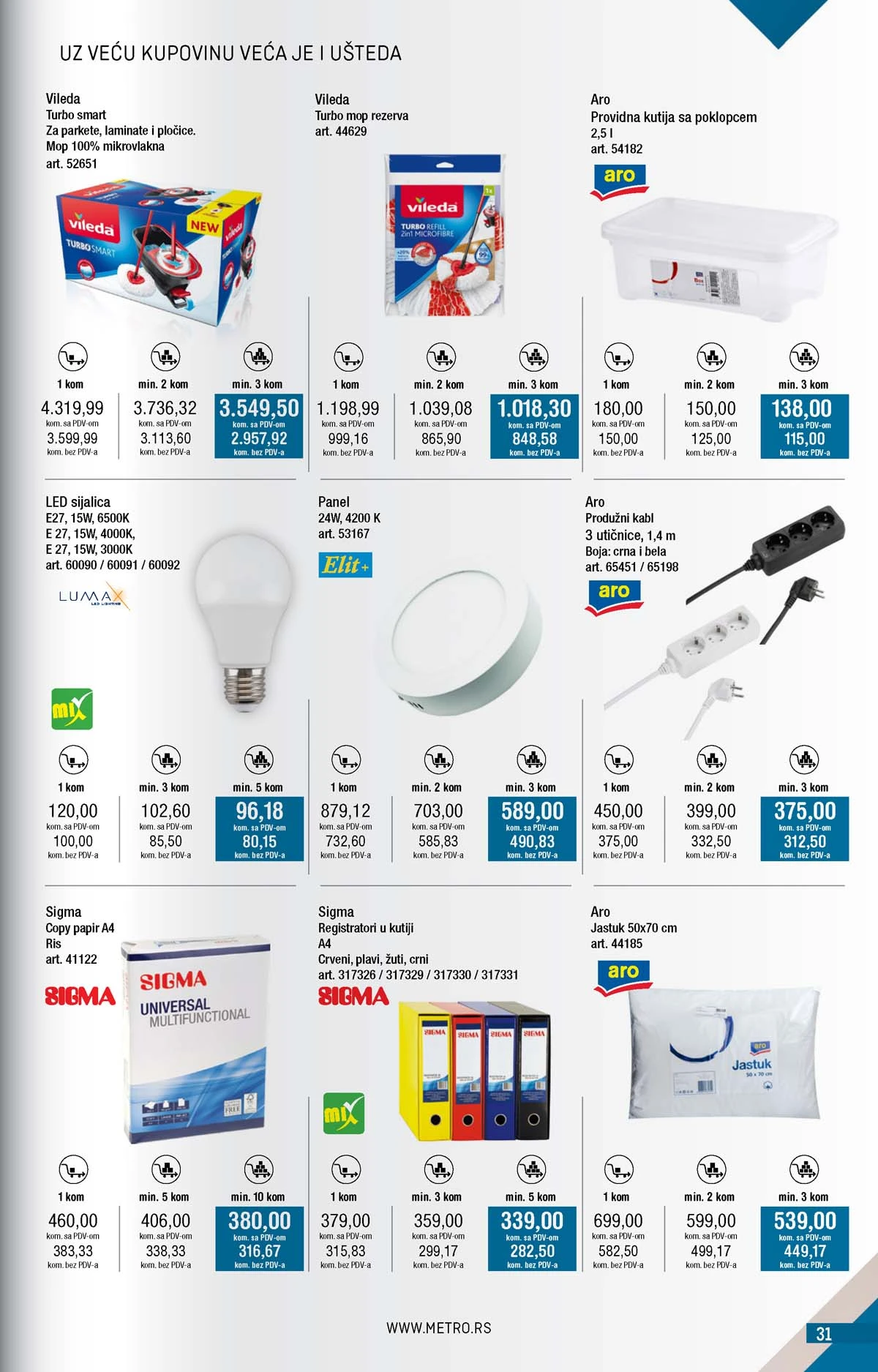 METRO akcija katalog snizenja