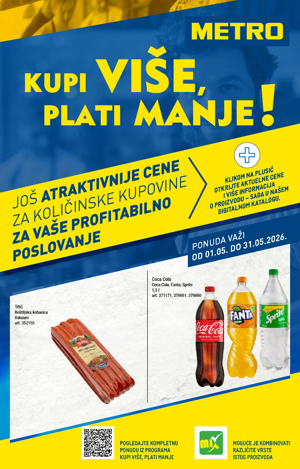 METRO akcija Kupi više plati manje katalog sniženja do 31. maja 2026