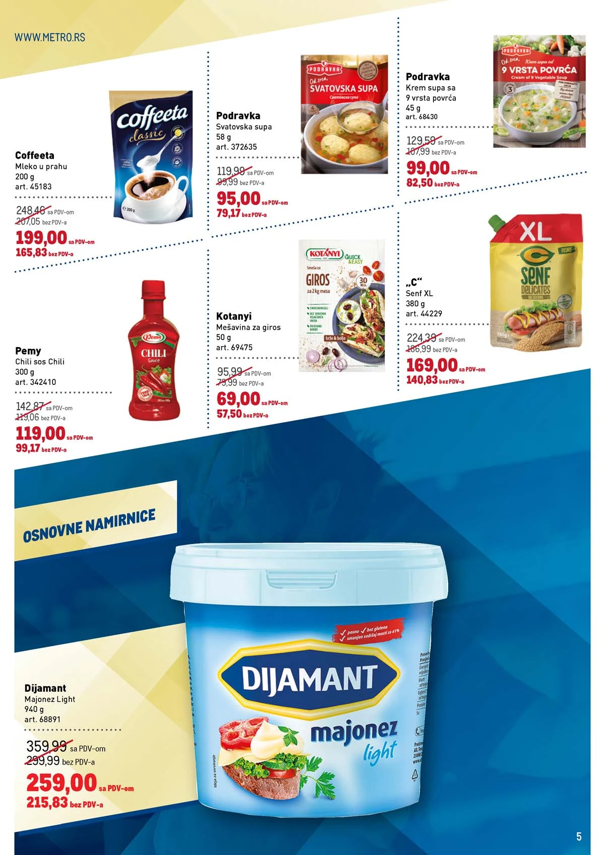 Metro katalog – prehrana i neprehrana sniženja Metro katalog prehrana i neprehrana – strana 5