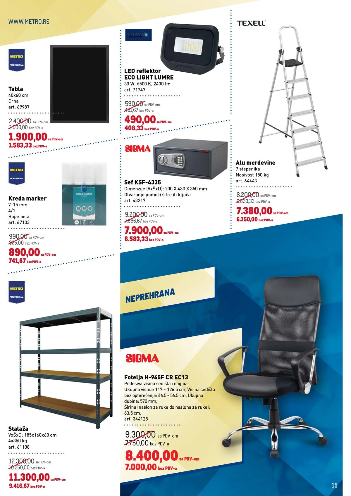 Metro katalog – prehrana i neprehrana sniženja Metro katalog prehrana i neprehrana – strana 15