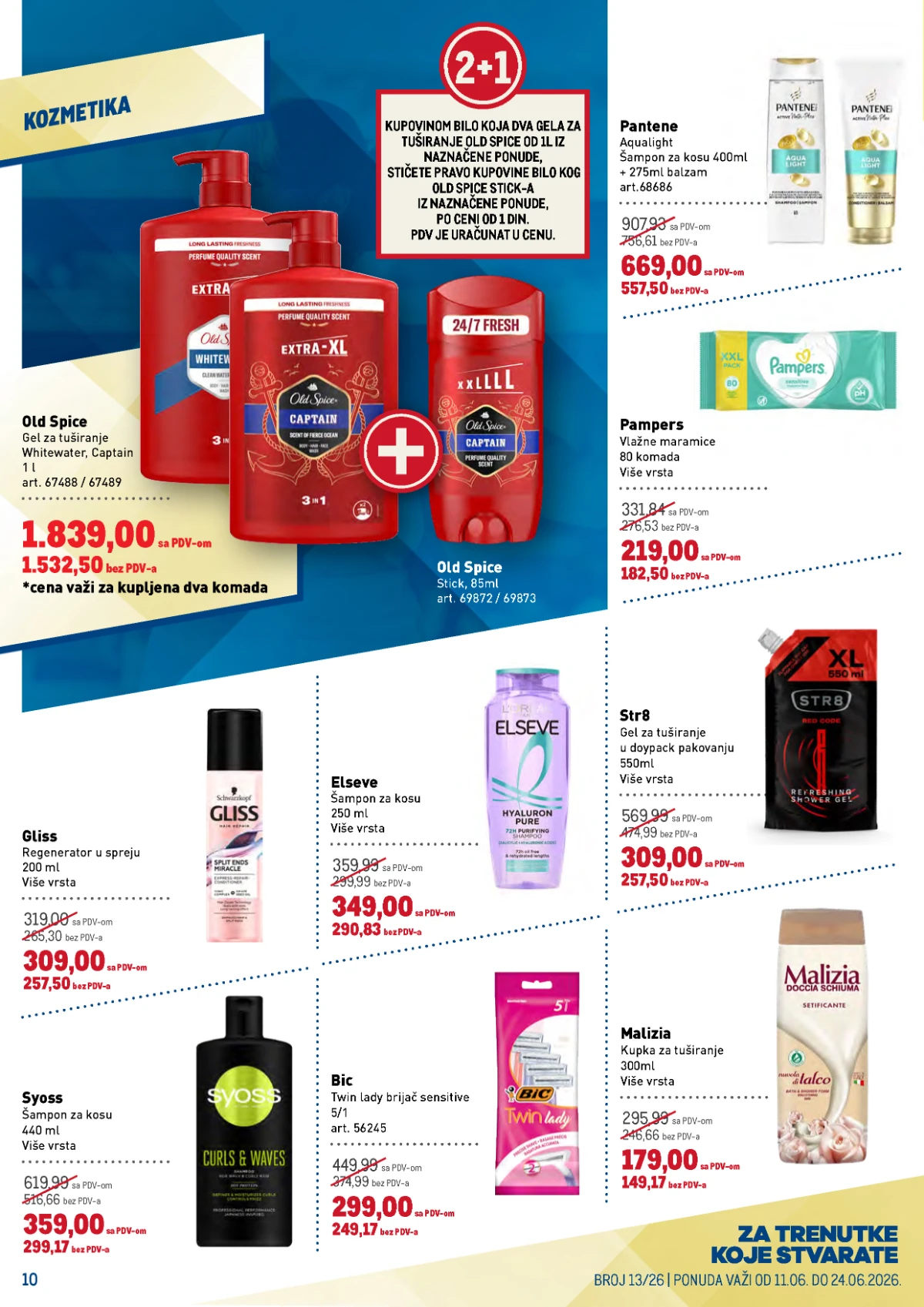 Metro katalog strana 10 – kozmetika i lična nega
