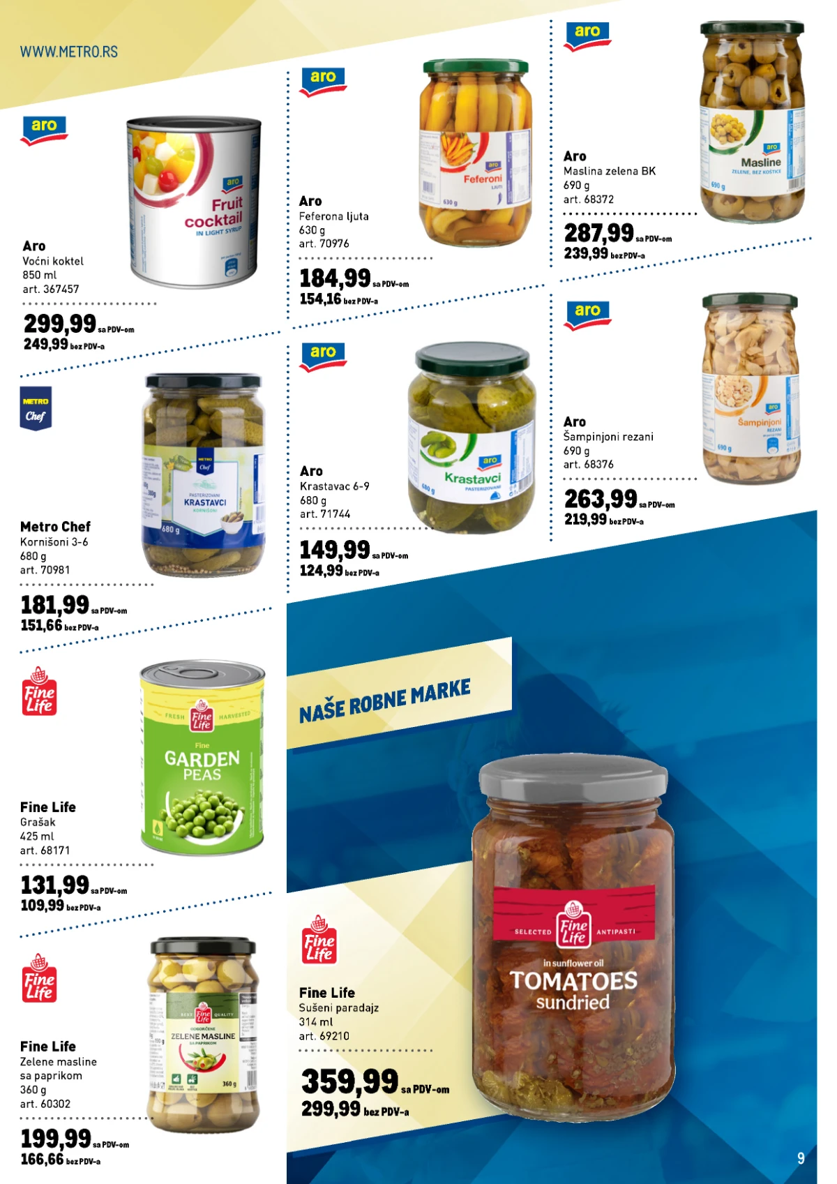 Metro katalog strana 9 – energetska pića i kafa Metro katalog strana 9 – Red Bull, Jacobs i Nescafe akcija