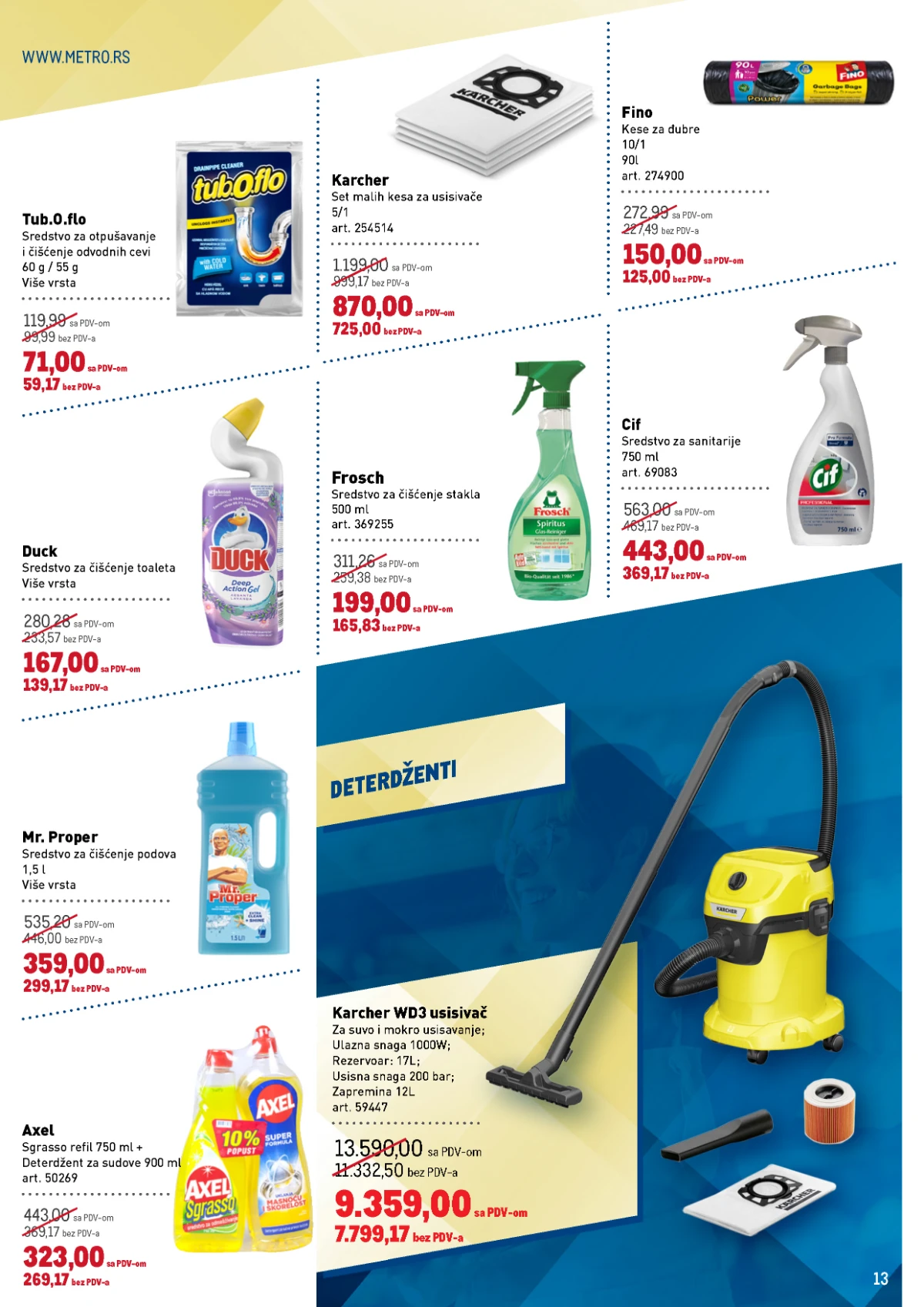 Metro katalog strana 13 – kozmetika i nega Metro katalog strana 13 – Nivea, Dove i Palmolive akcija