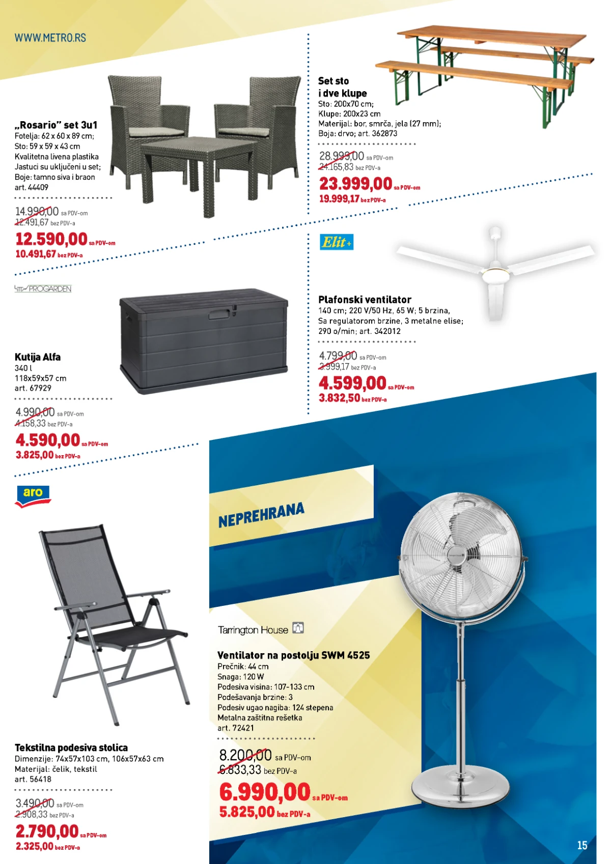 Metro katalog strana 15 – papirna galanterija Metro katalog strana 15 – ubrusi, salvete i toalet papir