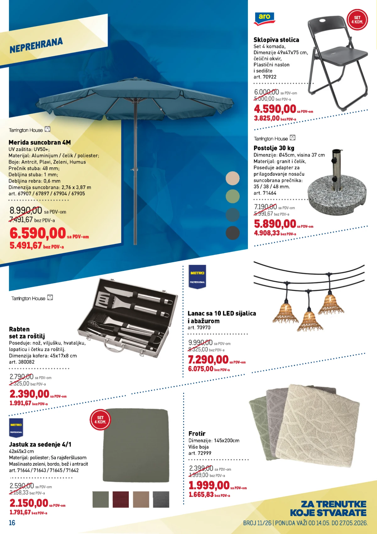 Metro katalog strana 16 – posuđe i kuhinja Metro katalog strana 16 – tiganji, šerpe i kuhinjski pribor