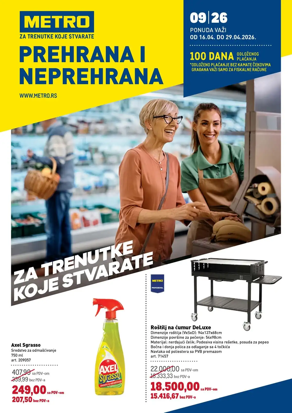 Metro katalog – prehrana i neprehrana sniženja Metro katalog prehrana i neprehrana – strana 1