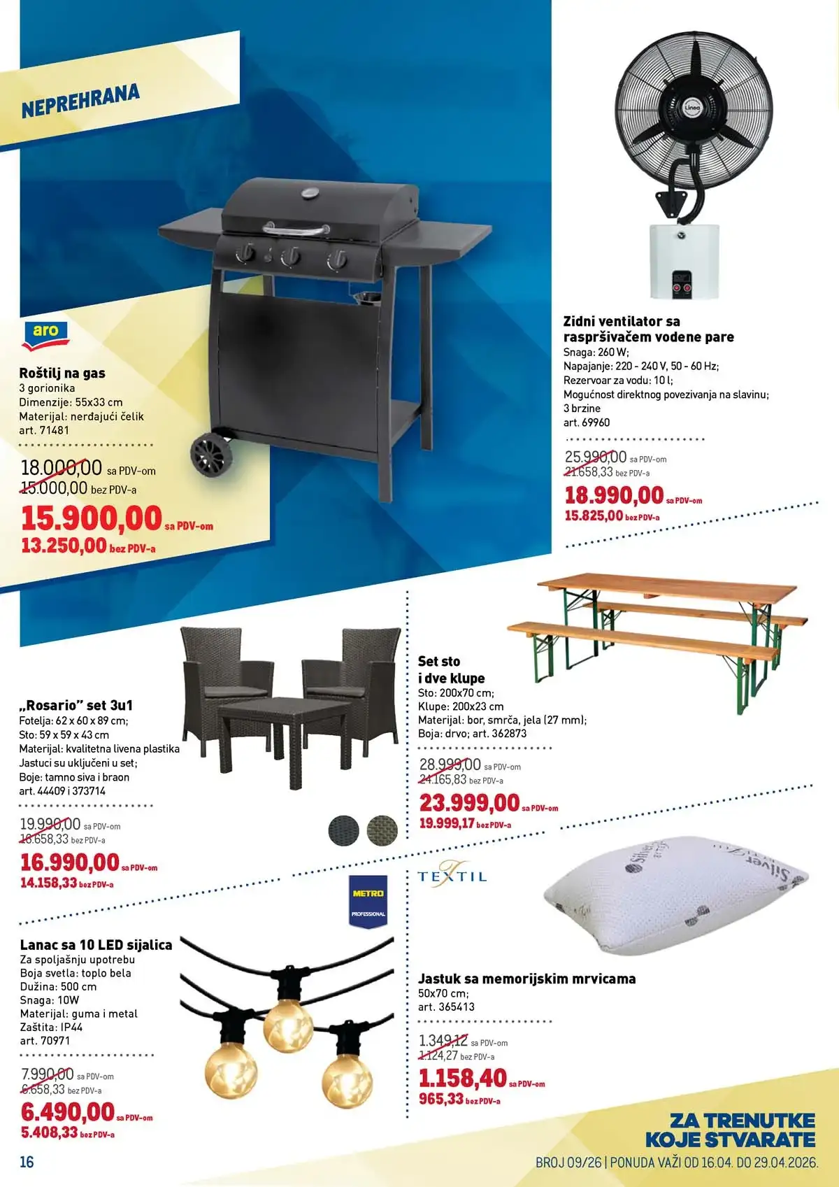 Metro katalog – prehrana i neprehrana sniženja Metro katalog prehrana i neprehrana – strana 16