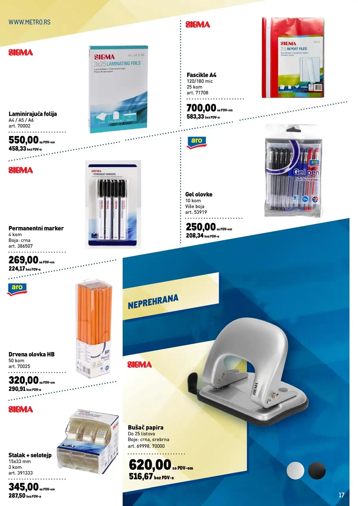 Metro katalog – prehrana i neprehrana sniženja Metro katalog prehrana i neprehrana – strana 17