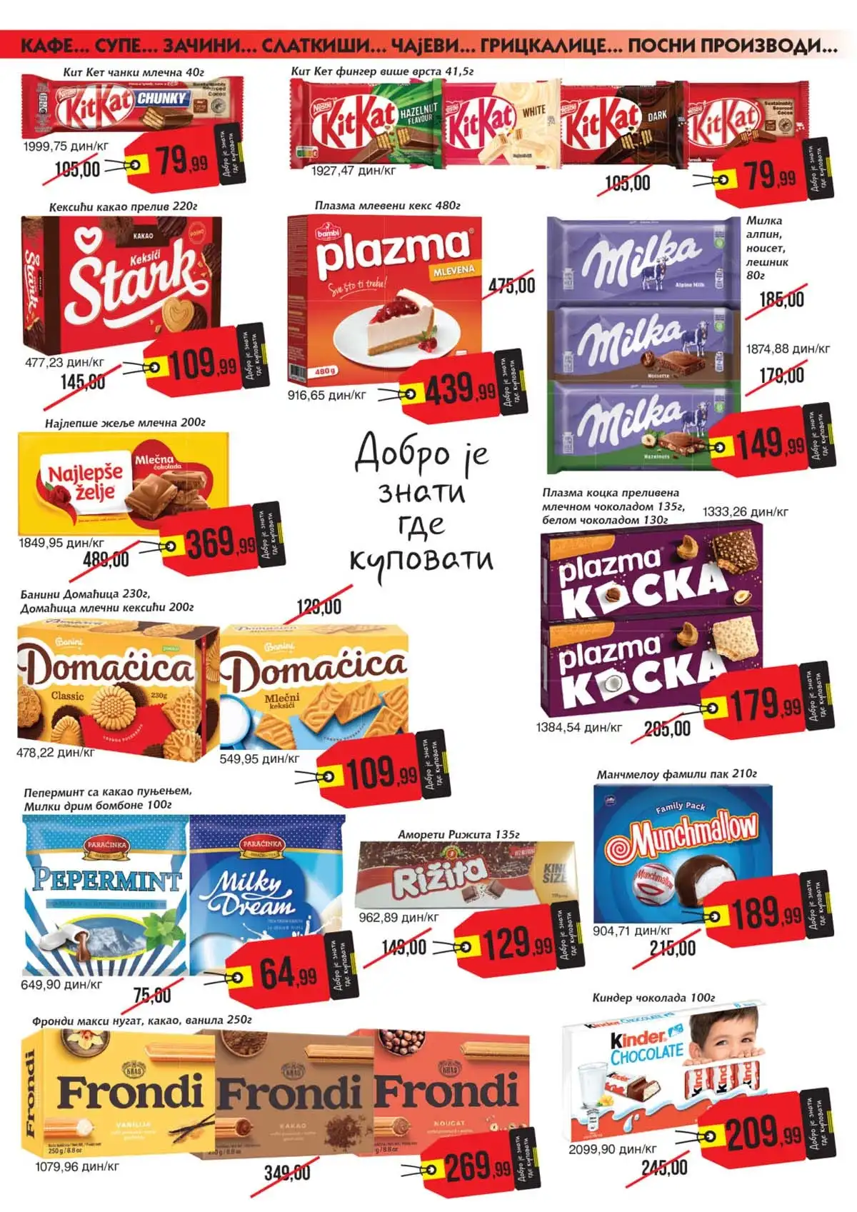 Mikromarket ponuda – proizvodi za domaćinstvo na akciji