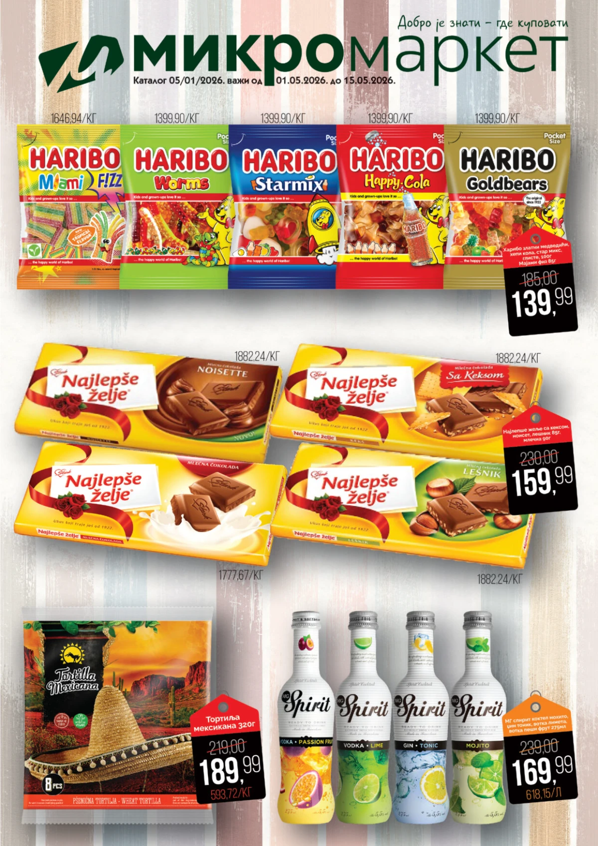 Mikromarket akcija – prehrana i kućne potrepštine na sniženju